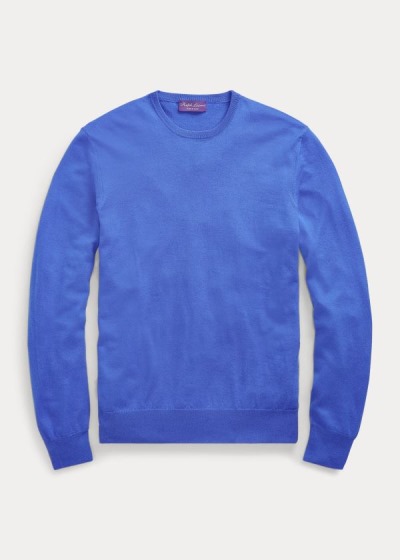 Ralph Lauren Cashmere Crewneck Striktrøje Herre Danmark (BQSND9760)